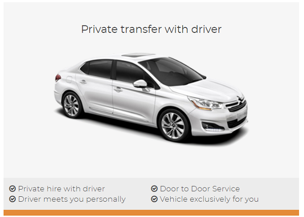 private transfers with shuttledirect